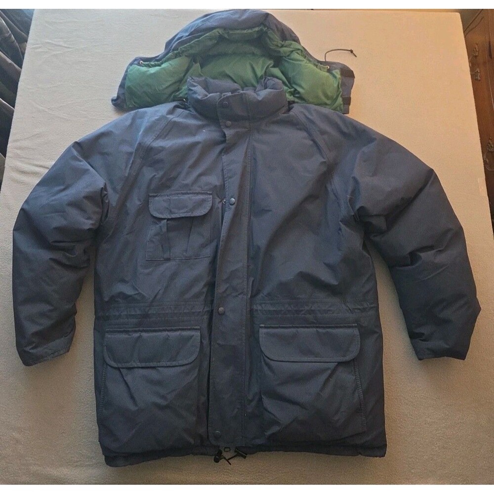 Vintage Eddie Bauer Ridge Line Gore Tex Goose Down Hooded Parka Jacket Mens XL